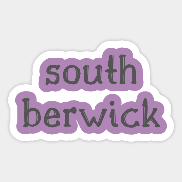 South Berwick Sticker by capeblue